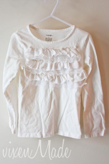 Ruffles & Lace Embellished Shirt