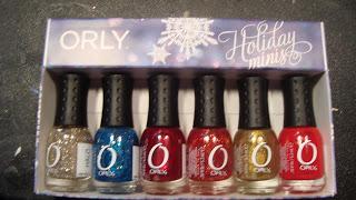 Orly holiday mini  swatches
