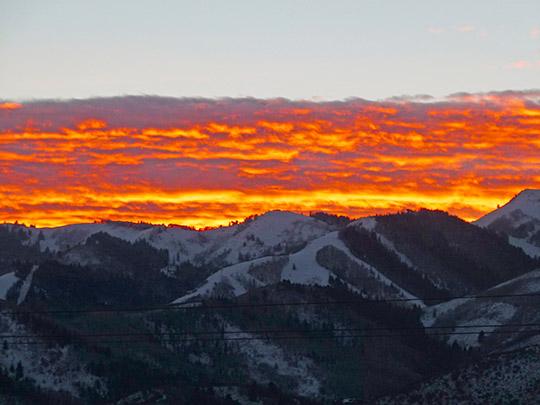 Wordless Wednesday: Sky on Fire