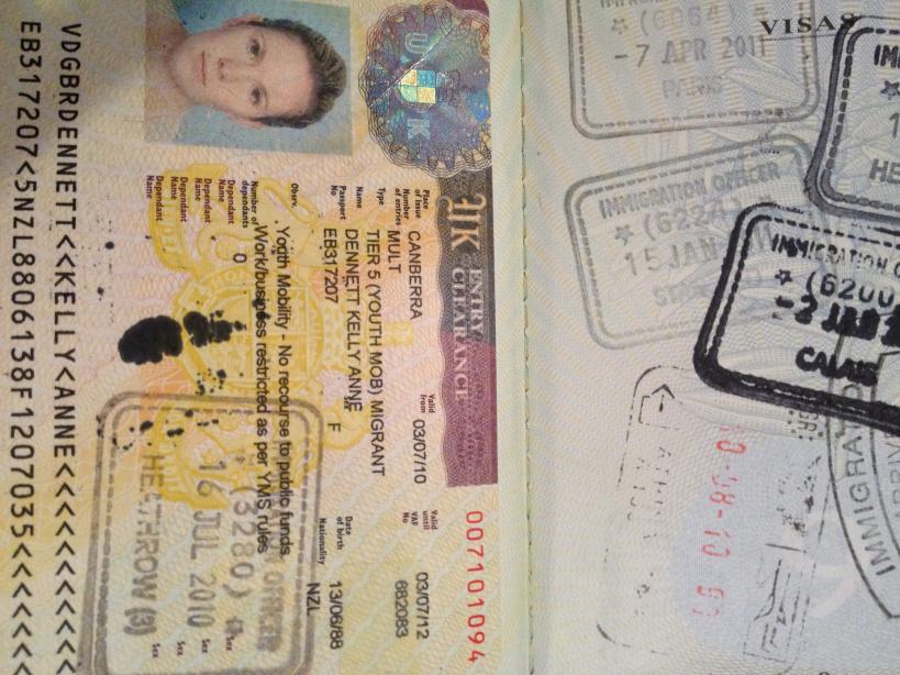 You did it! This is what your visa will look like. 
