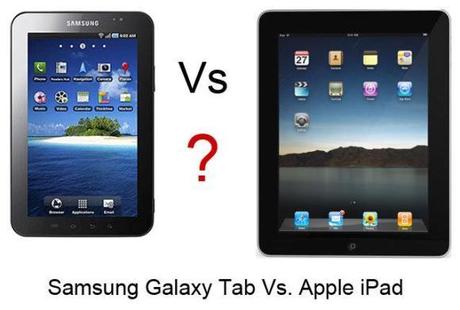 Samsung Galaxy tab vs Apple ipad