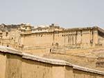 The upper mail level of Amber Fort