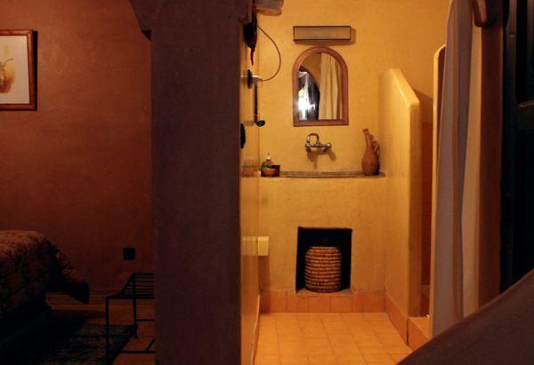 Bathroom in the riad