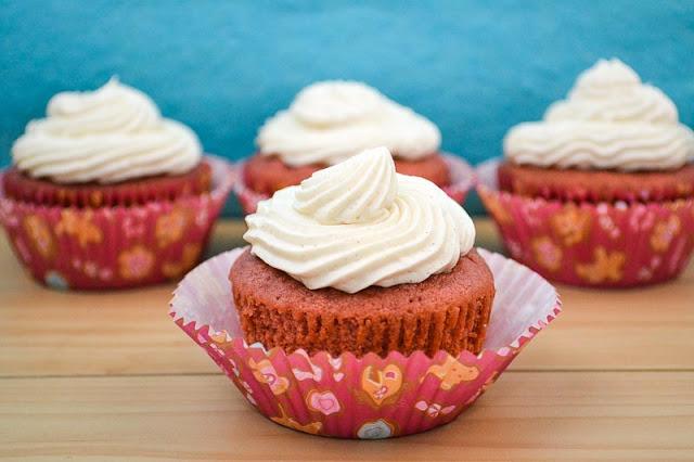 Red Velvet Cupcakes w/ Cinnamon Buttercream