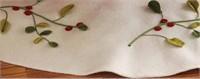 Christmas Inspiration From Around the World Mistletoe Felt Tree Skirt by tag