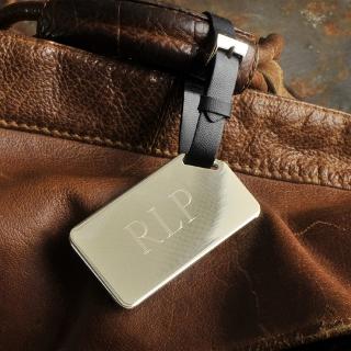 male luggage tag