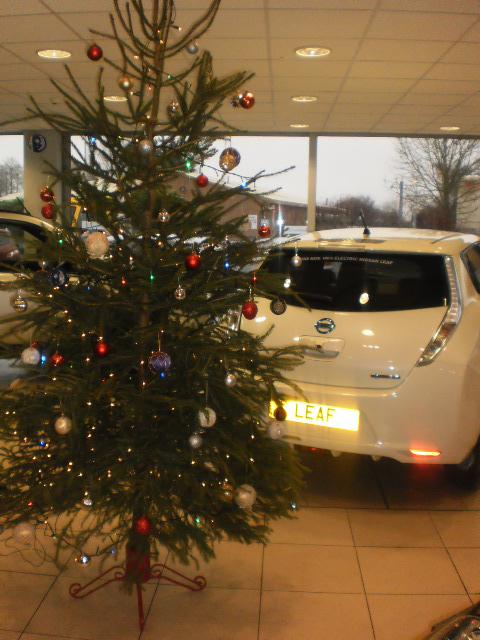 Happy Nissan Leaf-y Christmas!