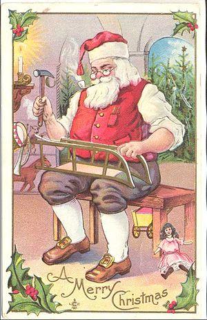 Christmas postcard, 1911