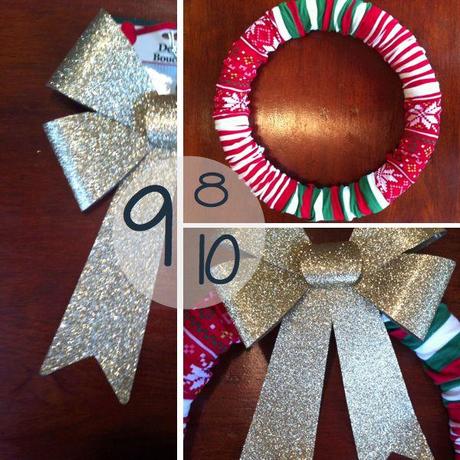 Christmas Sock Wreath {DIY}