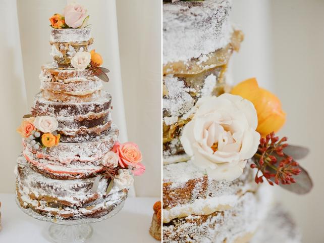 Naked Wedding Cake