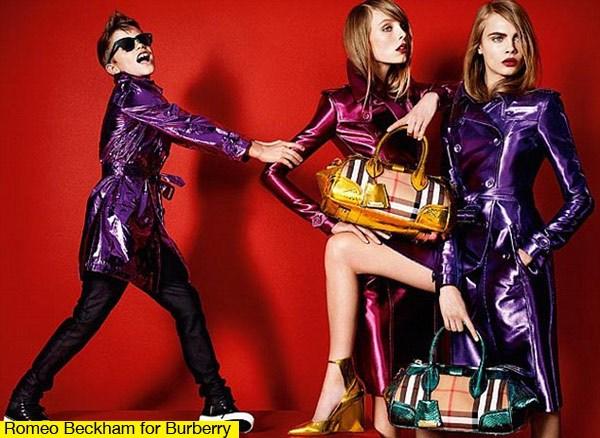 Romeo Beckham Shines as Young Burberry Model