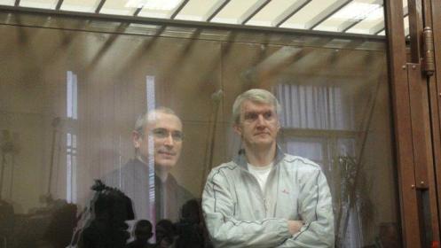 L-R: Khodorkovsky and Lebedev.