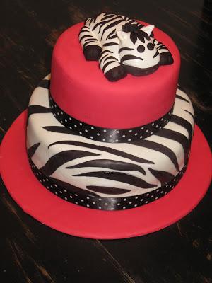 Zebra Cake Stripes & Zebra Figure Tutorial