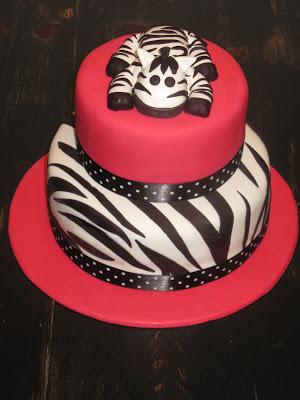 Zebra Cake Stripes & Zebra Figure Tutorial