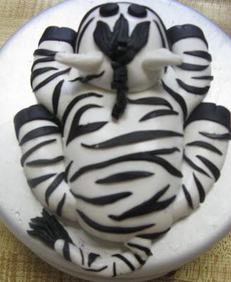 Zebra Cake Stripes & Zebra Figure Tutorial