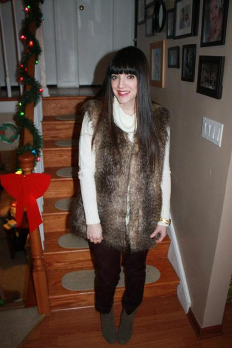 fur vest