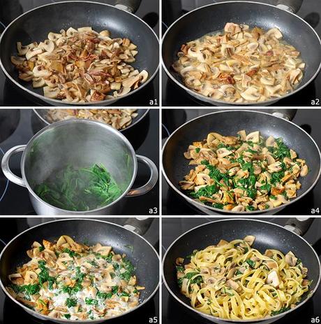 Tagliatelle Timbale with Wine Gravy Tagliatelle Timbale with Wine Gravy