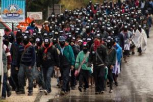Zapatistas march on Winter Solstice 2012