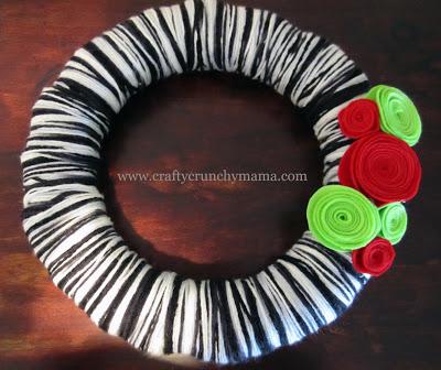 Gift Idea - Yarn Wreath