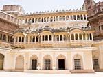 Daulat Khana Chowk inside Mehrangarh Fort