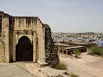 Mehrangarh Fort with the blue city in the background