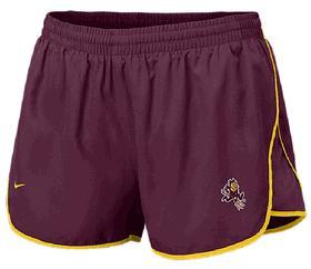 Arizona State Sundevils Women’s Maroon 3” Inseam Dri-FIT Sister Tempo Running Shorts By Nike Team Sports