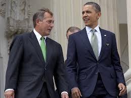 Speaker John Boehner and President Barack Obama