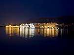 Jag Niwas Lake Palace on Lake Pichola at night