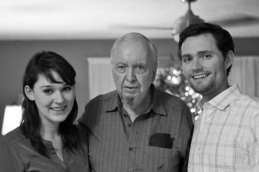 Heath and me with Papa, my remarkable and beloved grandfather. 