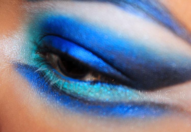 Winter Wonderland Blue Makeup