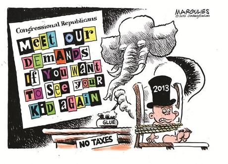 House Republicans © Jimmy Margulies,The Record of Hackensack, NJ,House Republicans,Fiscal cliff,Speaker Boehner,Budget deficit,new year 2013