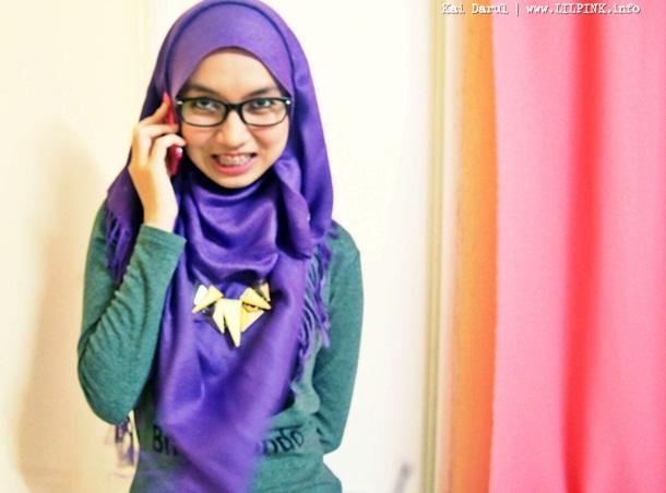 Simple Hooded Hijab Tutorial For Short Necklaces