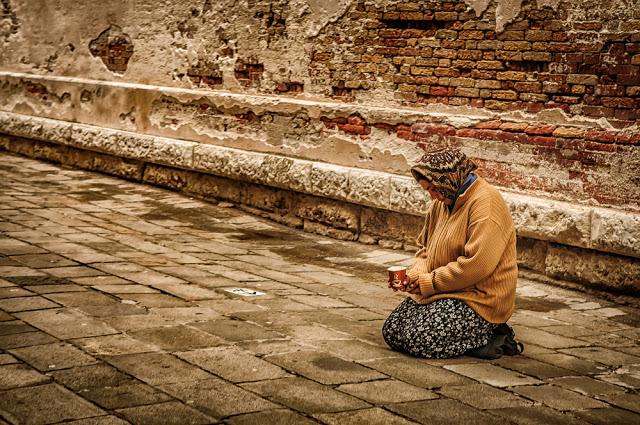 THE PEOPLE OF VENICE, ITALY