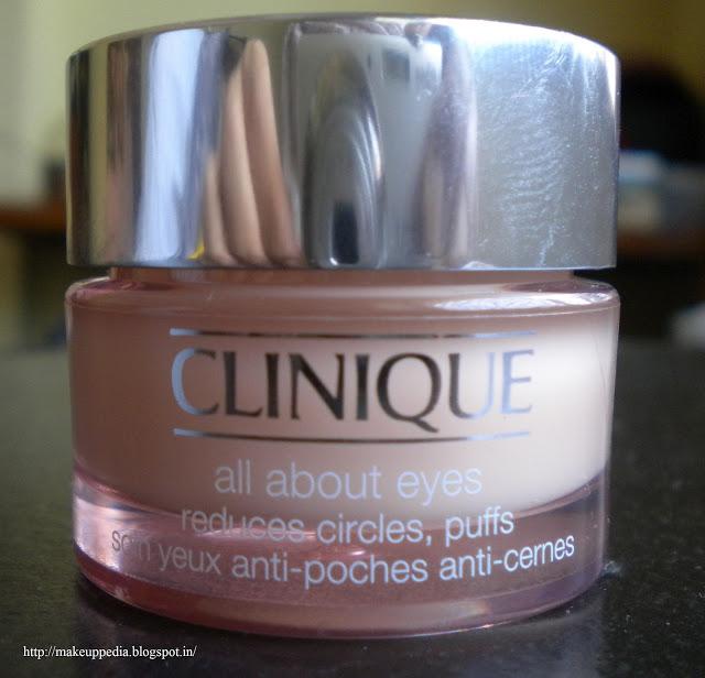 Clinique all about eyes dark circles under-eye gel review
