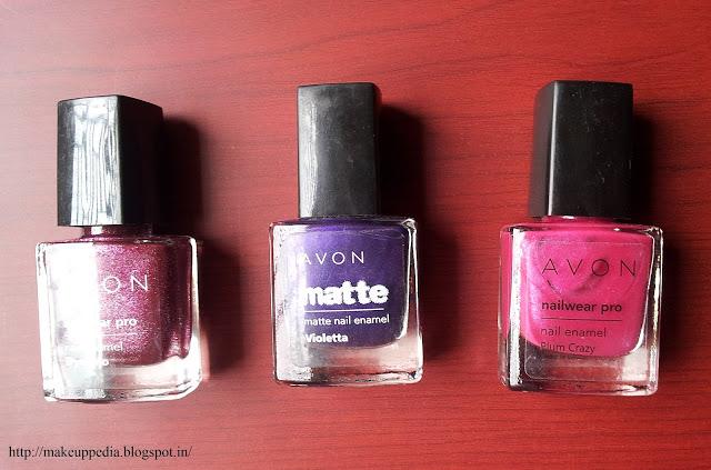 My nail paints collection and Avon nailwear pro swatch