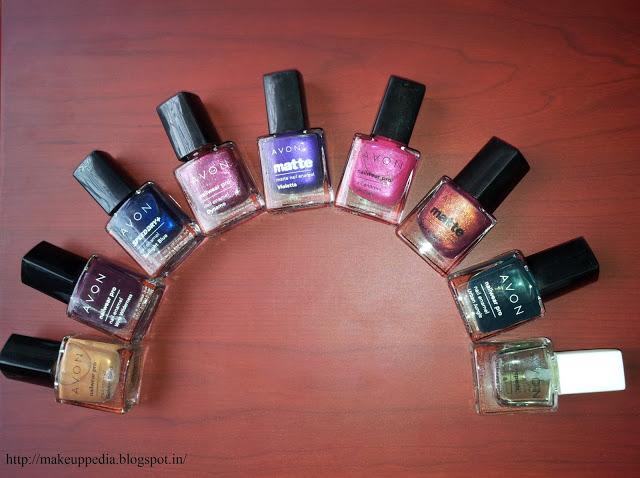 My nail paints collection and Avon nailwear pro swatch