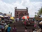 The bazaar leading up to the eastern entrance