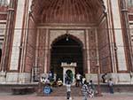 The entrance to the Jama Masjid prayer room