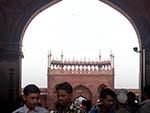 Northern entrance of the mosque viewed through the southern entrance