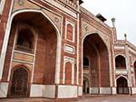 View of the western arch of Humayun's Tomb