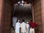 Stairs leading up to the main tomb