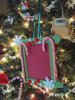 Christmas Junk Picture Frame Craft