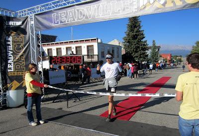 Donald Leadville Finish Line