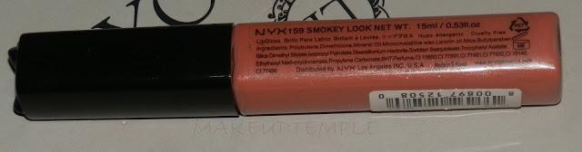 NYX MEGA SHINE LIP GLOSS SMOKEY LOOK SWATCHES