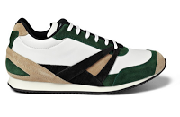 Modern RunningMen:  Balenciaga Leather and Suede Trainers