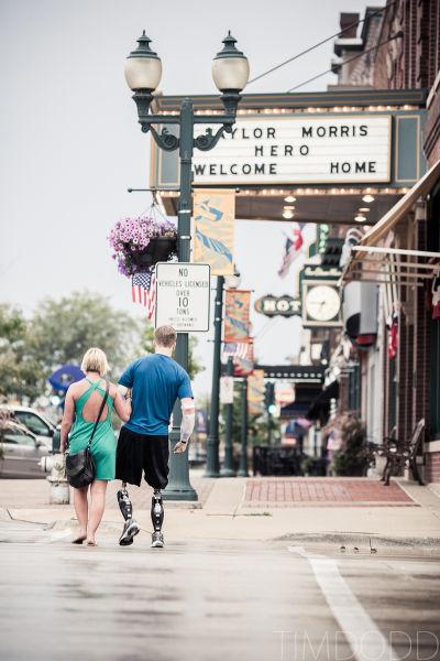 Quadruple amputee veteran recovers with love of his HS sweetheart