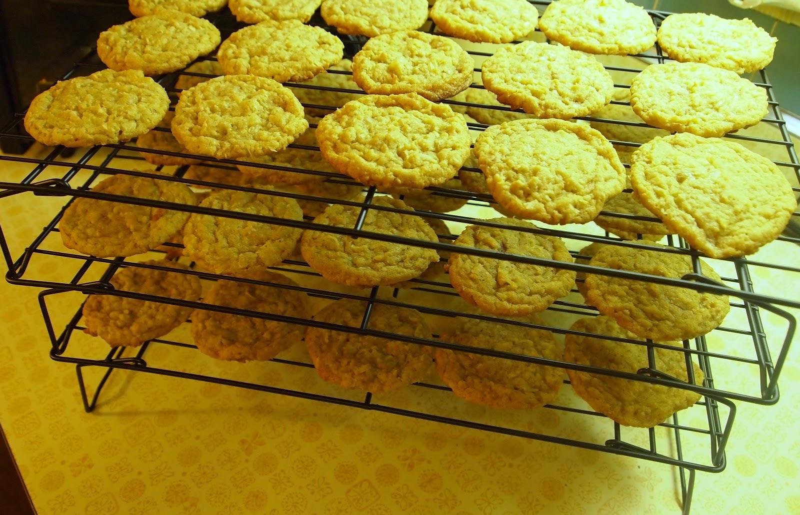 Coconut-Toffee Oatmeal Cookies