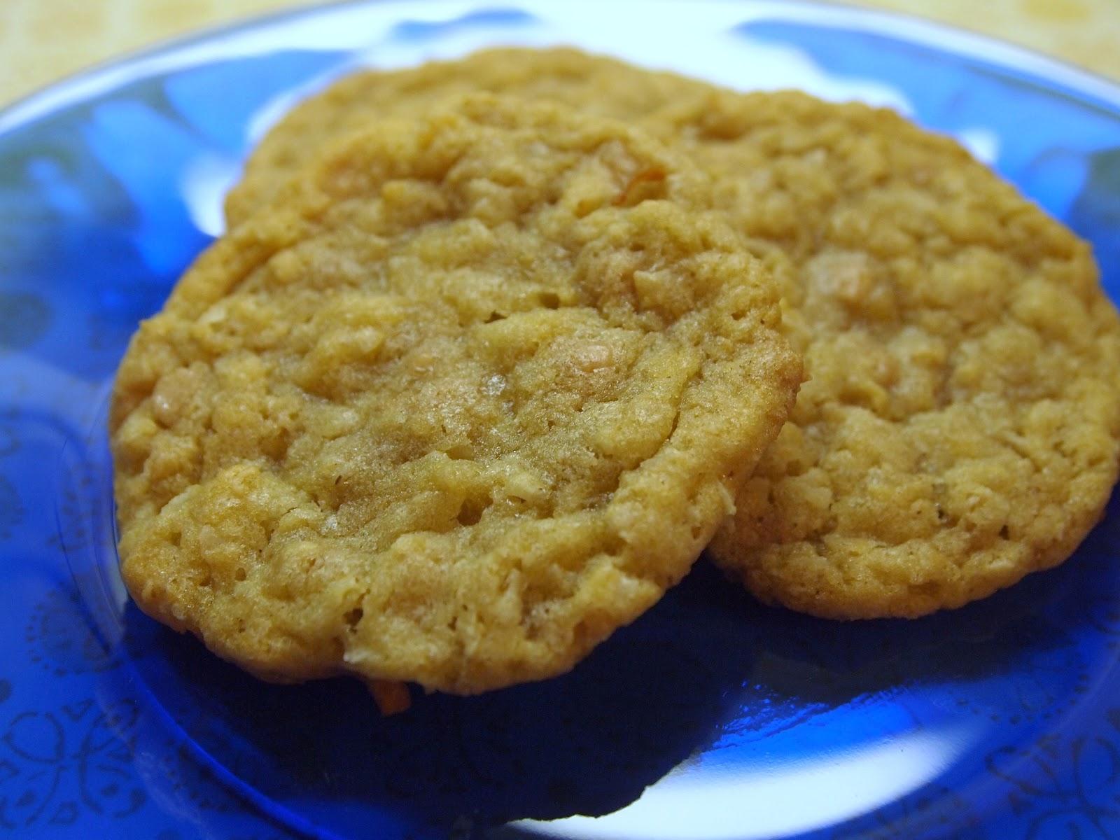 Coconut-Toffee Oatmeal Cookies