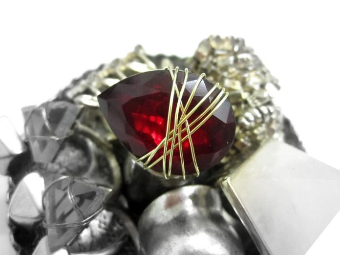 DIY: Revamp A Pendant Into A Wire-Wrapped Gem Ring