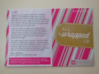 December 2012 BirchBox Unwrapped - Better Late Than Never!